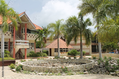 Canvas Print Beautiful and unique landscape of Dominican Republic