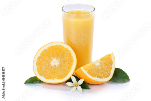 Orangensaft Orangen Saft Orange Fruchtsaft Glas freigestellt Freisteller isoliert Frucht Früchte