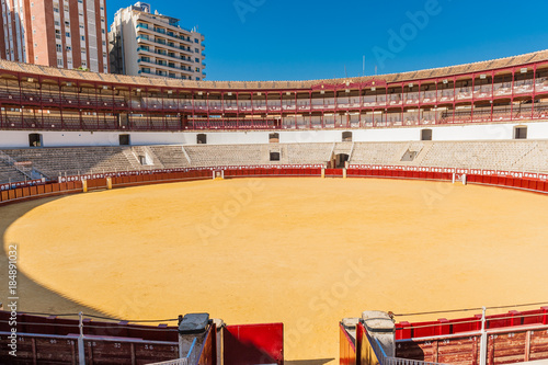 Obraz na płótnie Plaza de Toros, Malaga, Spain, Corrida arena w salonie