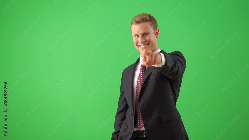 Close up of businessman looking at camera Close up of businessman looking at camera