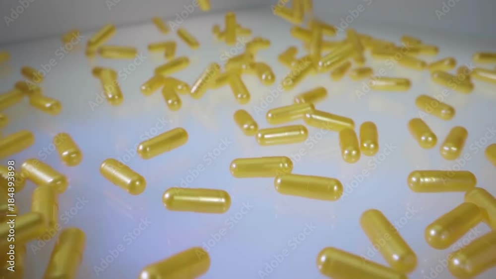 Colorful capsules of the medication Colorful capsules of the medication