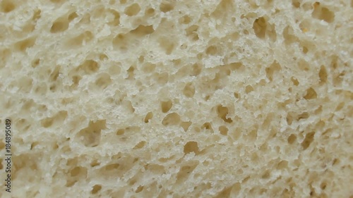 Wallpaper Mural Texture of white bread rotating extreme close up, macro shot Torontodigital.ca