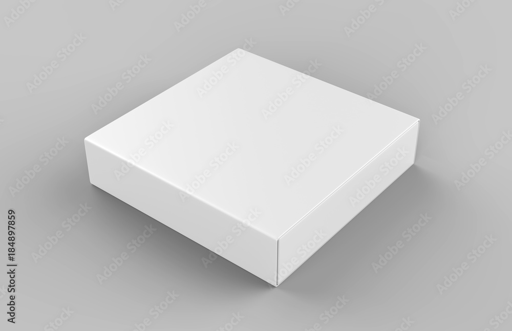 Realistic Package Cardboard Sliding drawer Box with ribbon pull on grey background. For small items, matches, and other things. 3d render illustration Realistic Package Cardboard Sliding drawer Box with ribbon pull on grey background. For small items, matches, and other things. 3d render illustration