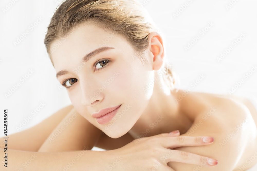 Portrait of beautiful young woman Portrait of beautiful young woman