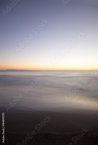 The coast of Benicasim at sunrise, Castellon © vicenfoto
