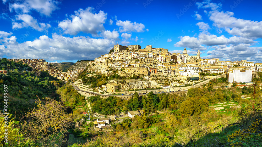 Panoramic view of Ragusa , Sicily