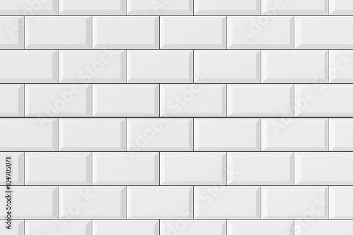 Modern brick wall. 3D rendering.