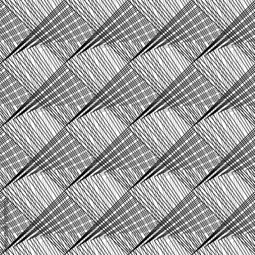Design seamless monochrome grid pattern