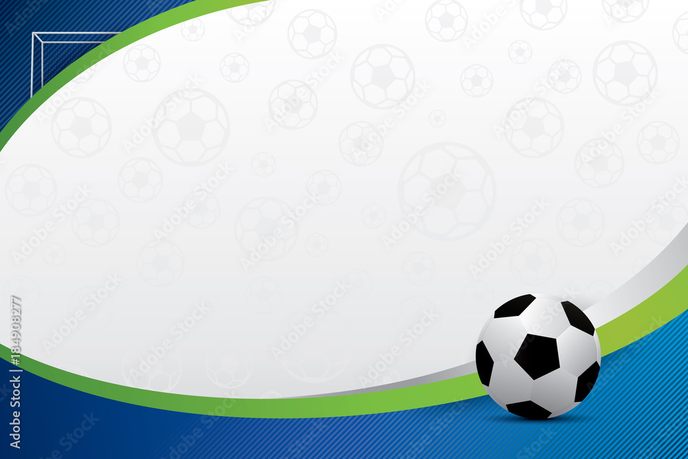 Fototapeta premium soccer design background. Vector illustration