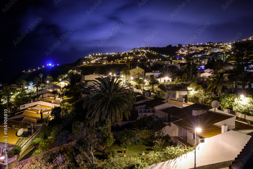 Caniço in Madeira at Night
