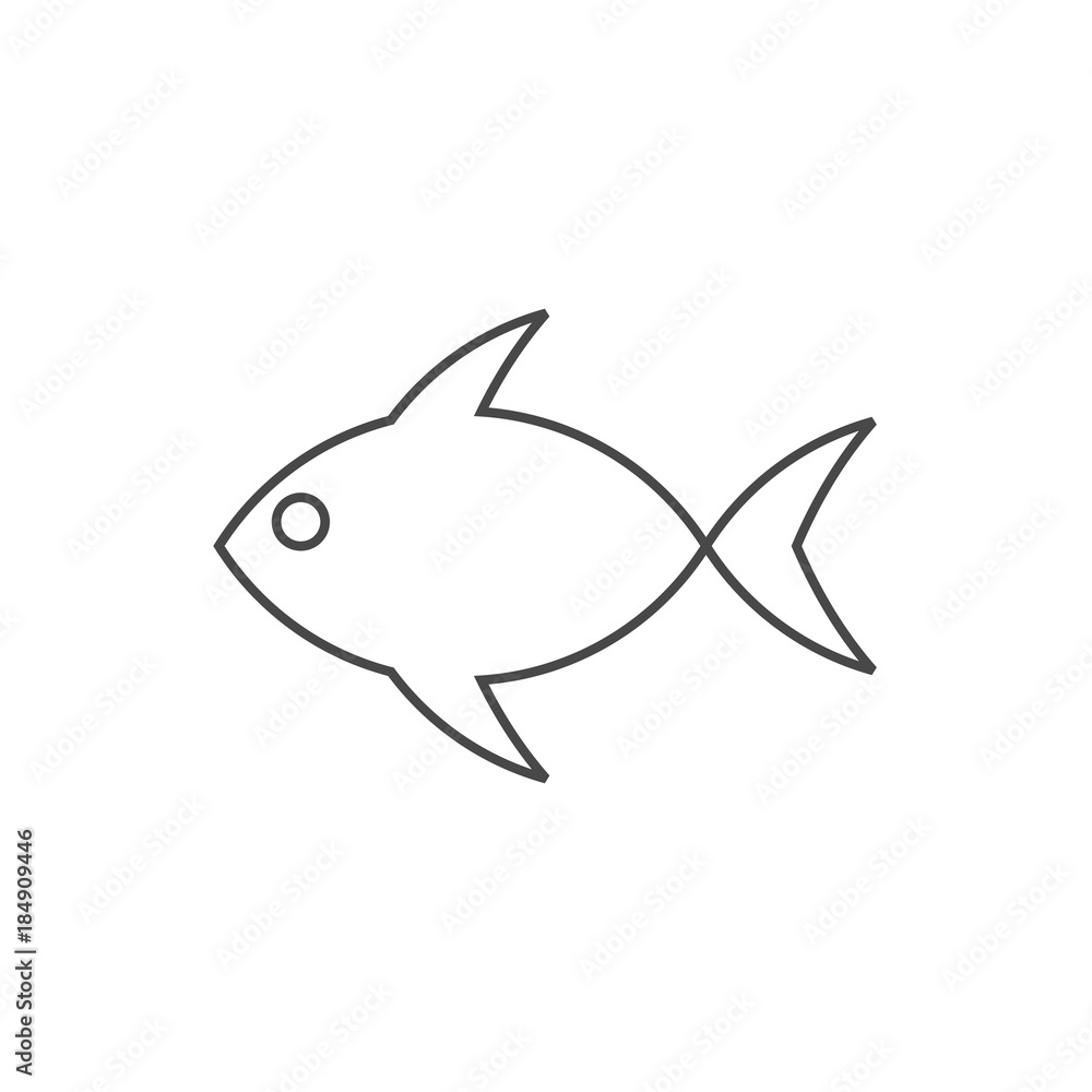 Line icon of Fish Line icon of Fish