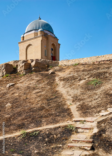 Mausoleum Tekturmas. A Silk Way Kazakhstan. photo