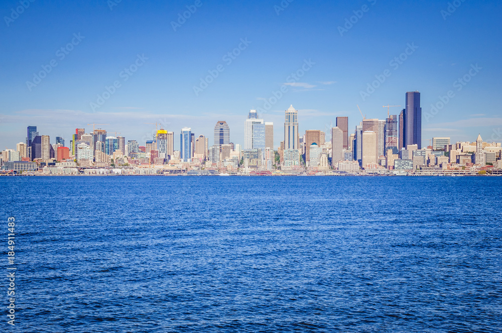 Skyline view on Seattle
