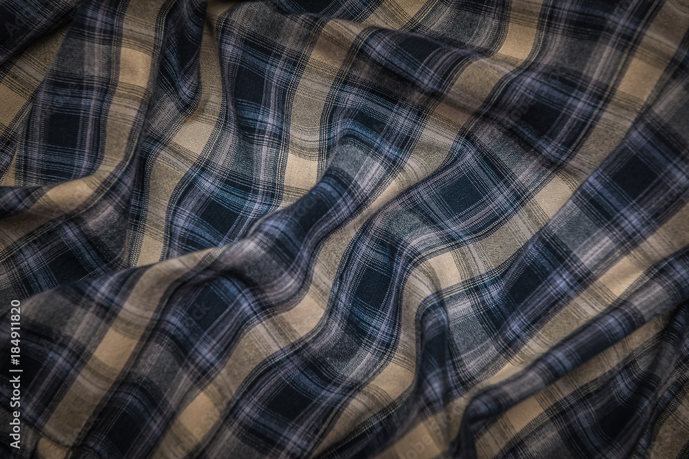 Close-up background of plaid Close-up background of plaid