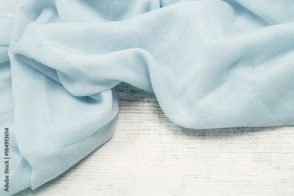 Blue linen fabric Blue linen fabric