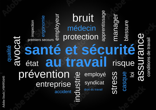 santé et sécurité au travail (protection, prévention) 