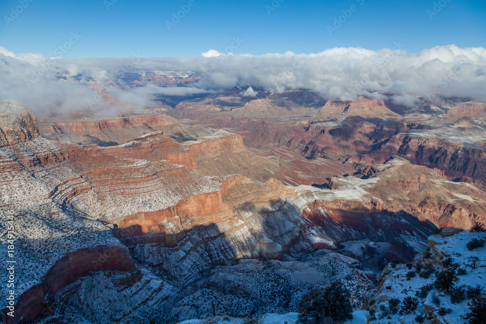 Grand Canyon South Rim Winter Landscape