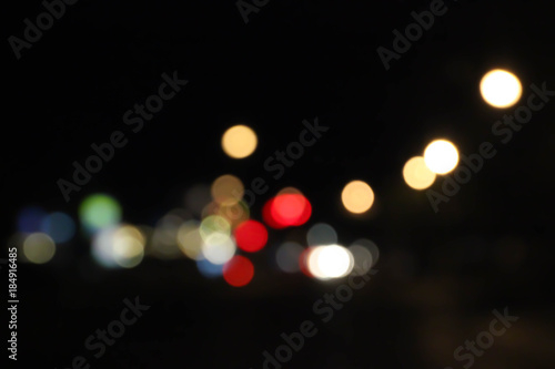 abstract background light Bokeh. © waraphot