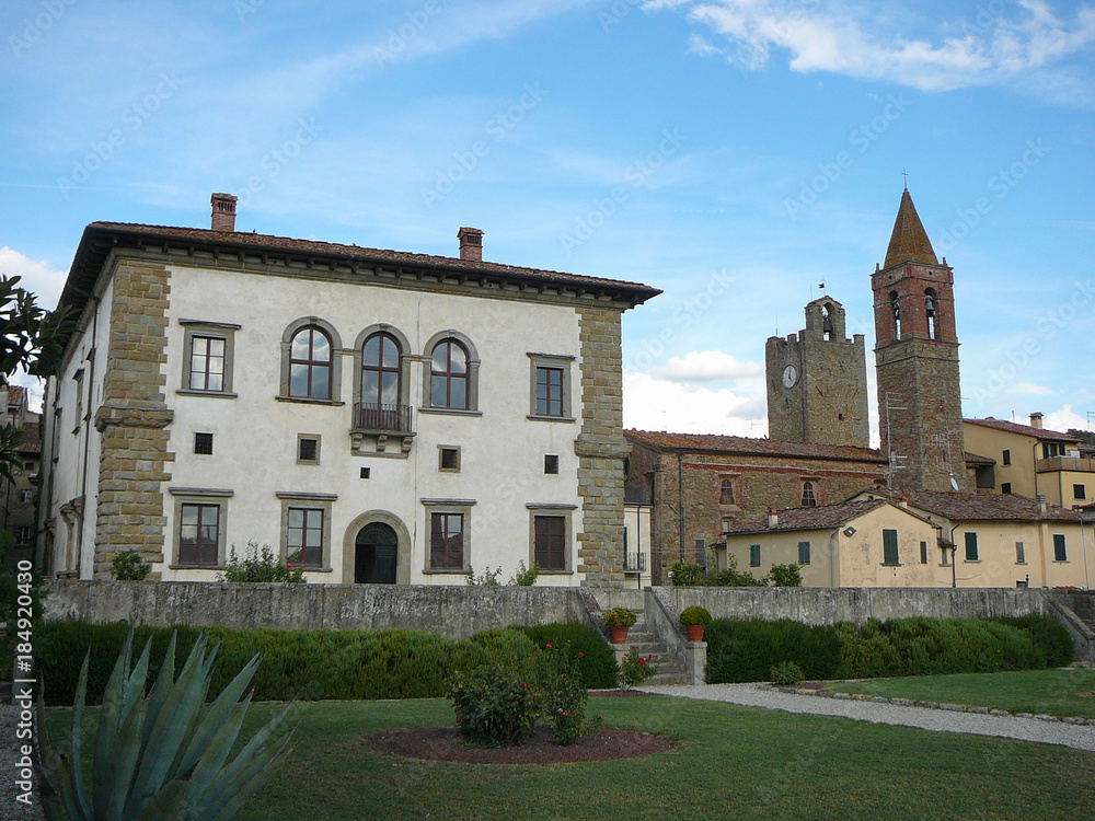 Fototapeta premium View of the city of Monte San Savino