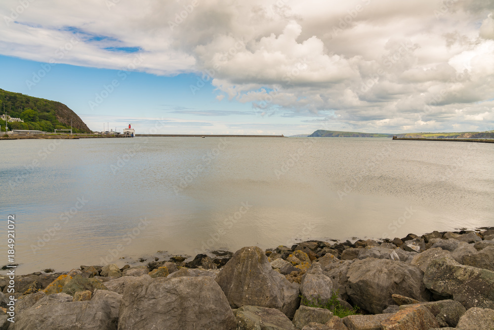 Clouds over Fishguard Bay, Goodwick, Pembrokeshire, Dyfed, Wales, UK