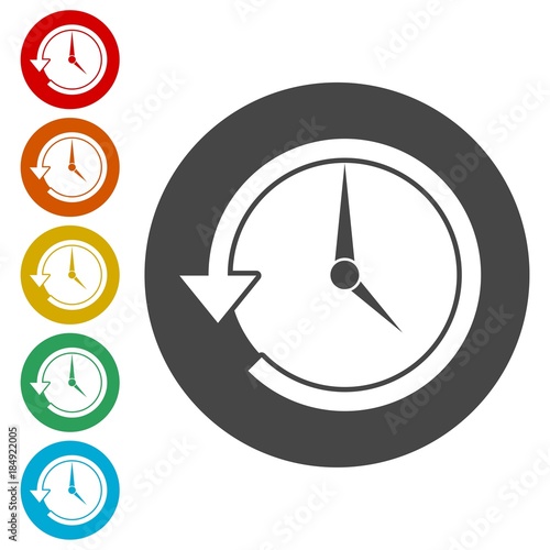 Free Download Time back icon, History icon  - GFXLoad