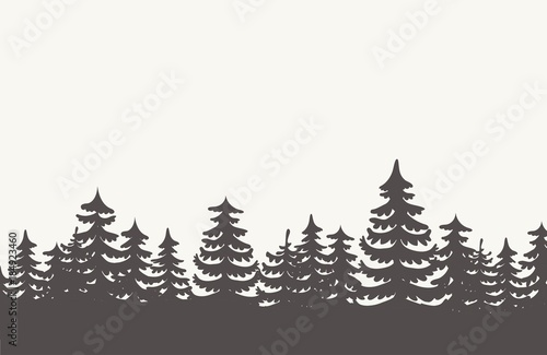 forest background vector.