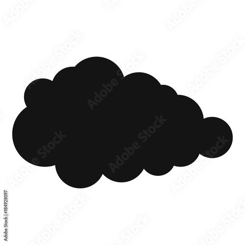 Overcast icon. Simple illustration of overcast vector icon for web
