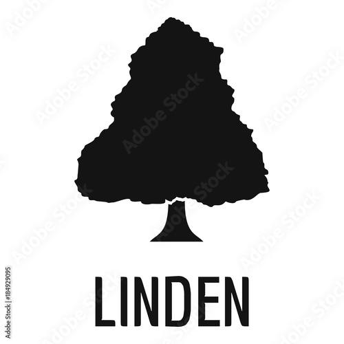 Linden tree icon. Simple illustration of linden tree vector icon for web