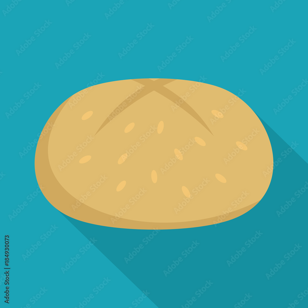 Bun icon. Flat illustration of bun vector icon for web Bun icon. Flat illustration of bun vector icon for web