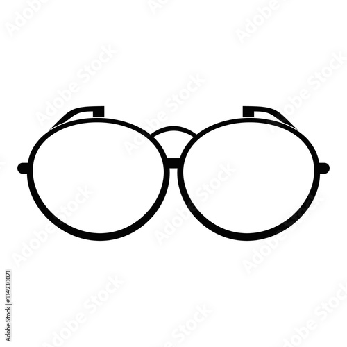Optical eyeglasses icon. Simple illustration of optical eyeglasses vector icon for web