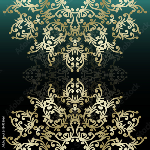 signboard name. Vector illustration. Romantic wedding invitation. Abstract round ornament. Good for design in business. Rich design.