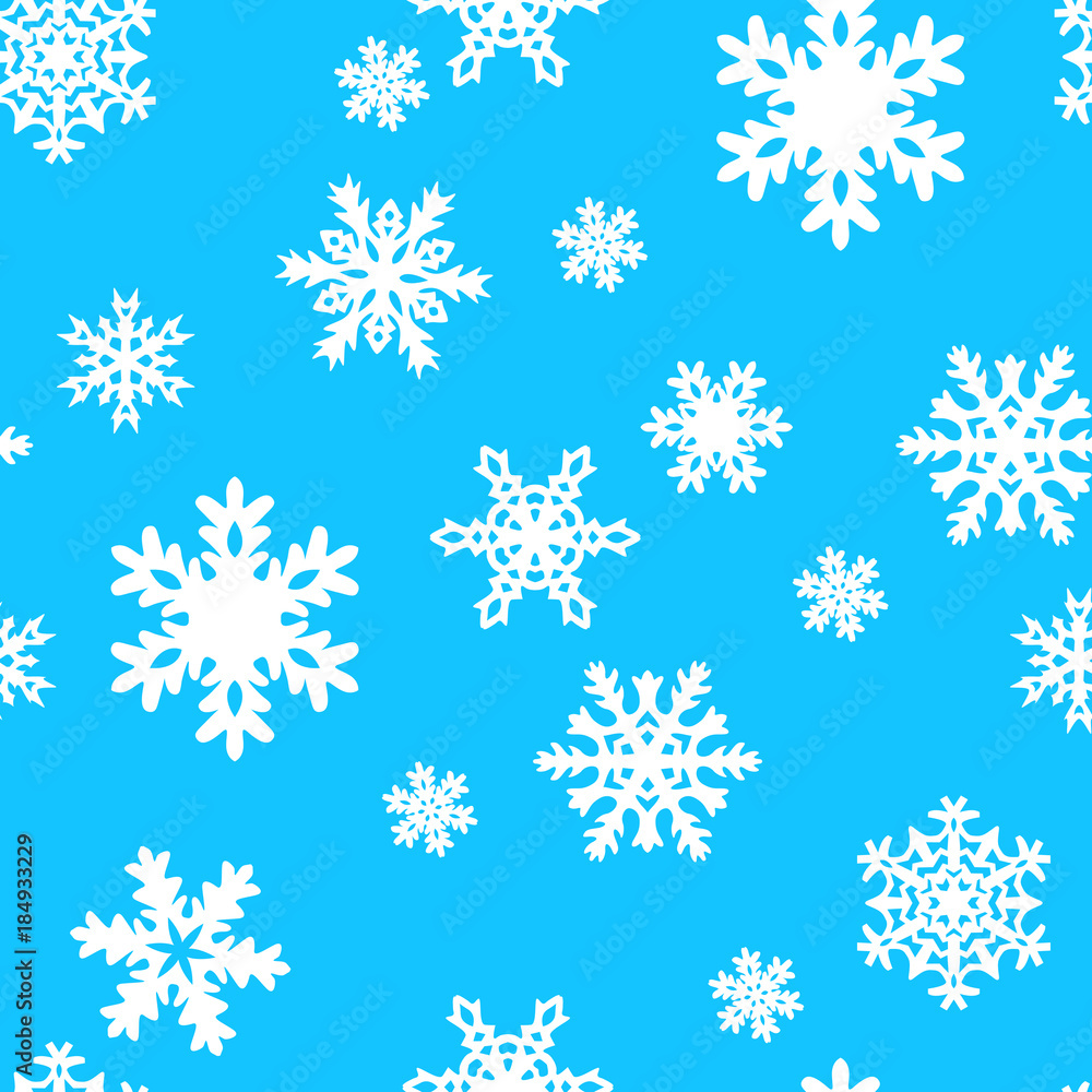Seamless pattern with with snowflakes. Background for gift wrapping. Decoration fabric. Wallpaper design Seamless pattern with with snowflakes. Background for gift wrapping. Decoration fabric. Wallpaper design