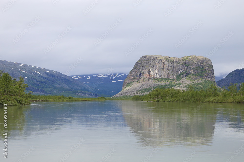 Nammasj rock in Sarek National Park, north of Sweden