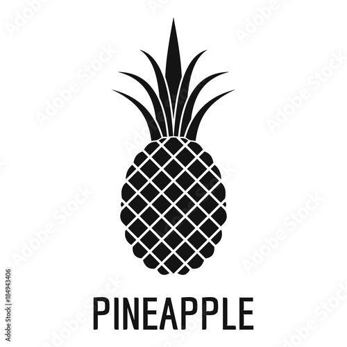 Pineapple icon. Simple illustration of pineapple vector icon for web