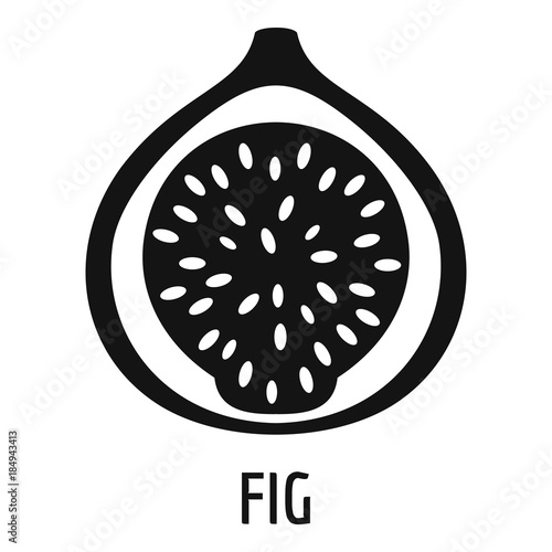 Fig icon. Simple illustration of fig vector icon for web photo