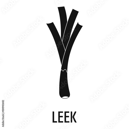 Leek icon. Simple illustration of leek vector icon for web