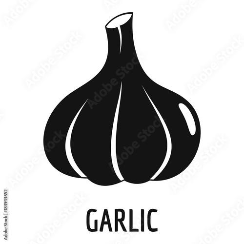 Garlic icon. Simple illustration of garlic vector icon for web