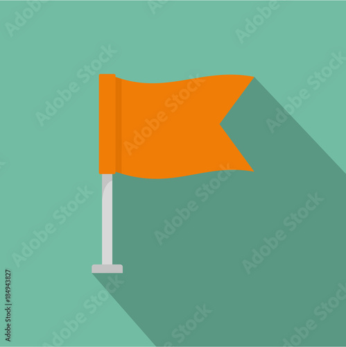 Flag icon. Flat illustration of flag vector icon for web