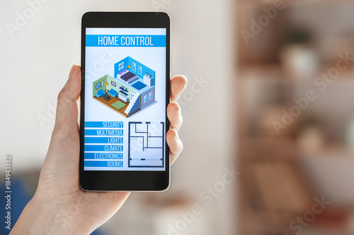 Smart home control digital devices modern technology