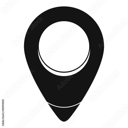 Fixation pin icon. Simple illustration of fixation pin vector icon for web