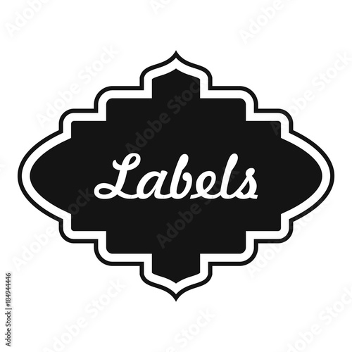 Label icon. Simple illustration of label vector icon for web