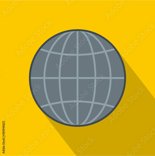 Global icon. Flat illustration of global vector icon for web