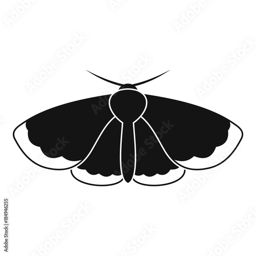 Moth icon. Simple illustration of moth vector icon for web