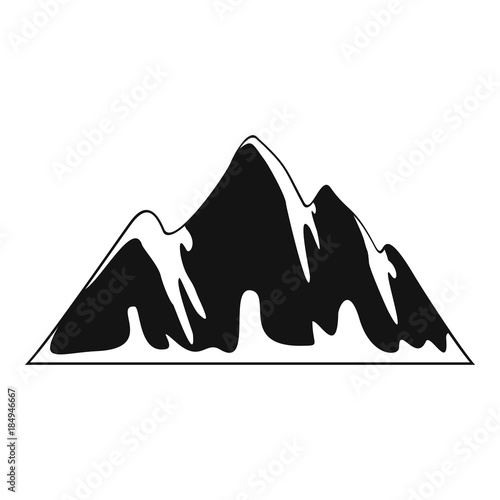 Alp icon. Simple illustration of alp vector icon for web