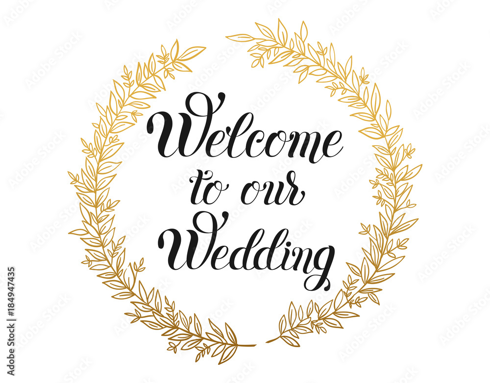 Welcome hand lettering Welcome hand lettering