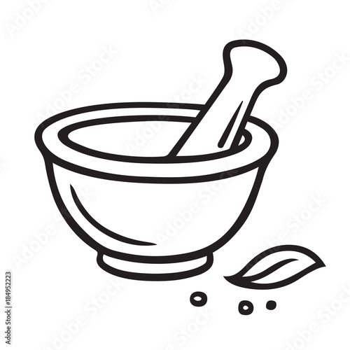 Photo Mortar and pestle