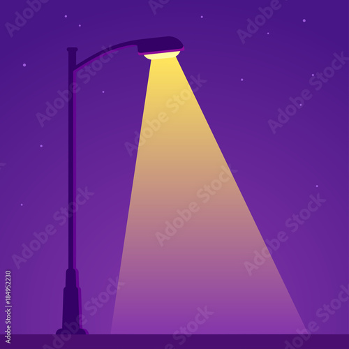 Streetlight lamp post