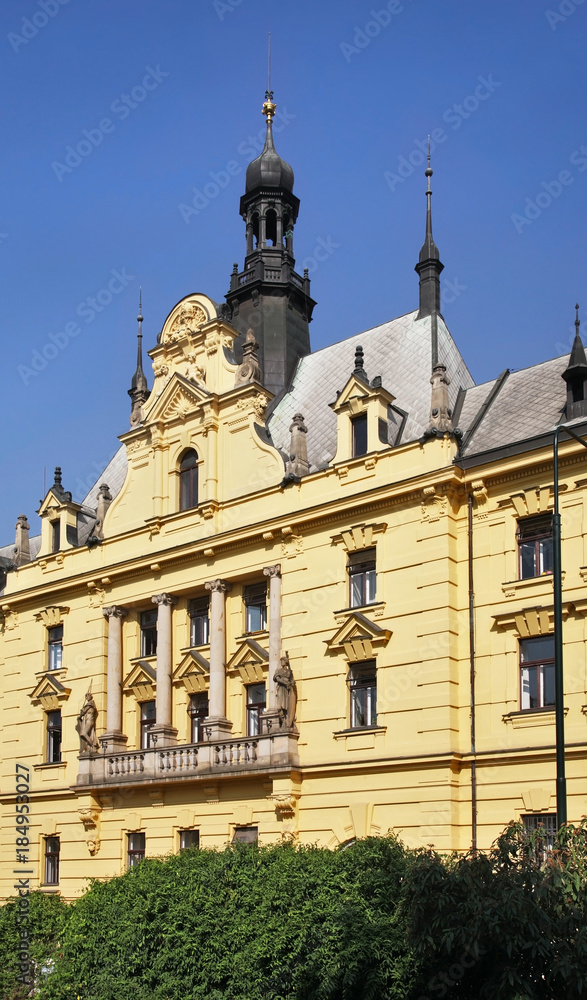 Prague municipal court at Charles square. Czech Republic
