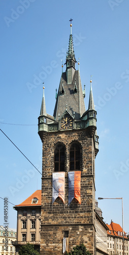 Jindrisska tower in Prague. Czech Republic photo