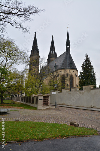 The Basilica of Saints Peter and Paul in Vysehrad, Prague.